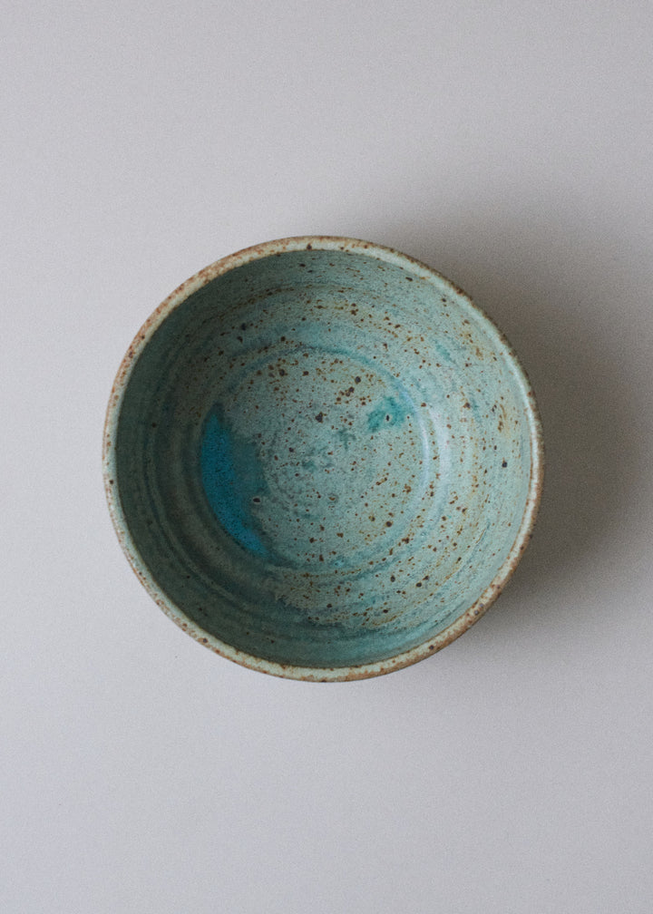 Small Flora Series Bowl in Mottled Cobre - Victoria Morris Pottery