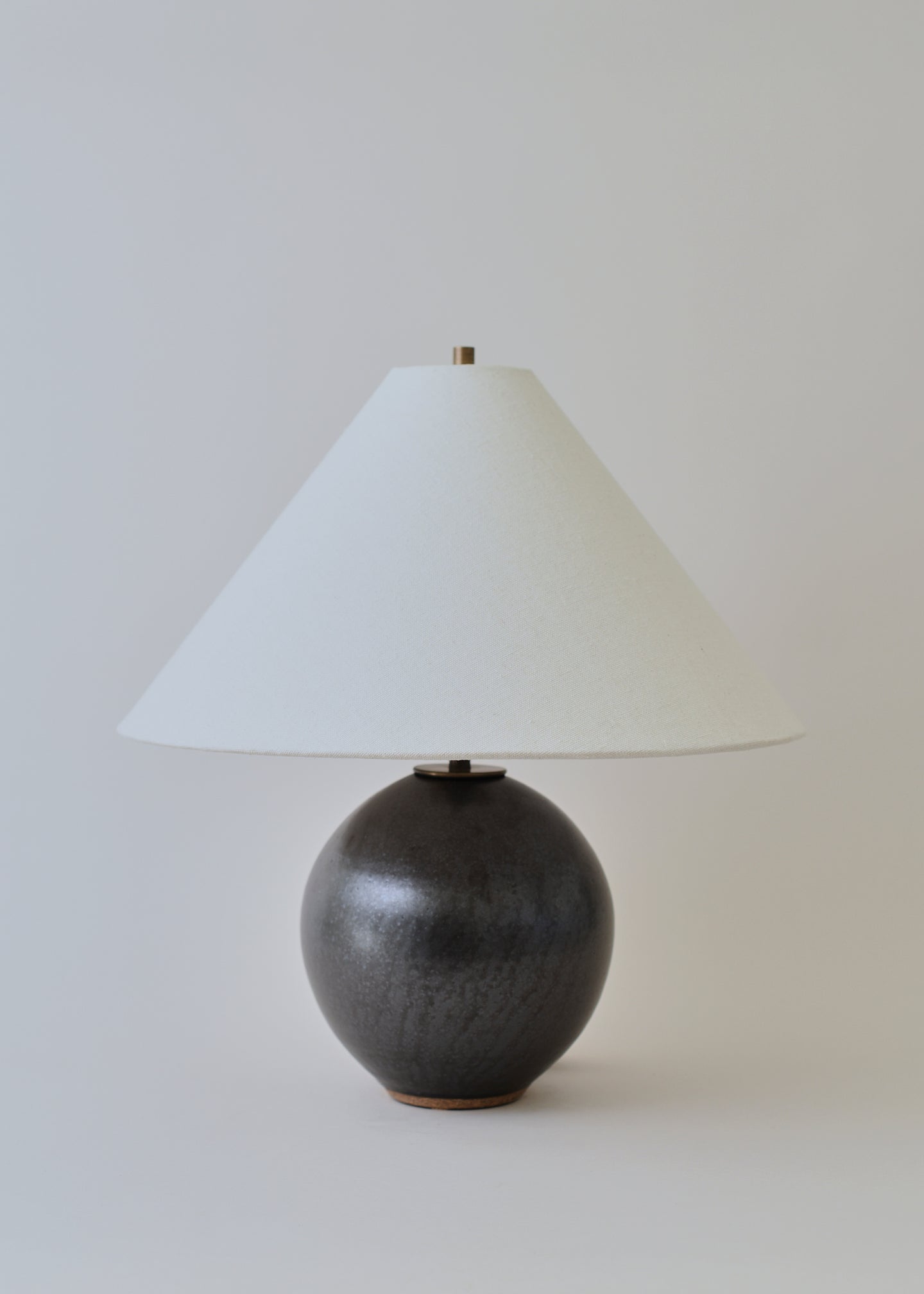 Small Orb Lamp in Iron - Victoria Morris Pottery