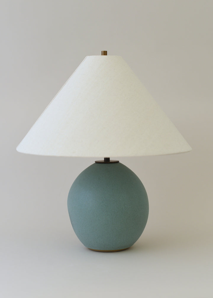 Small Orb Lamp in Jade - Victoria Morris Pottery