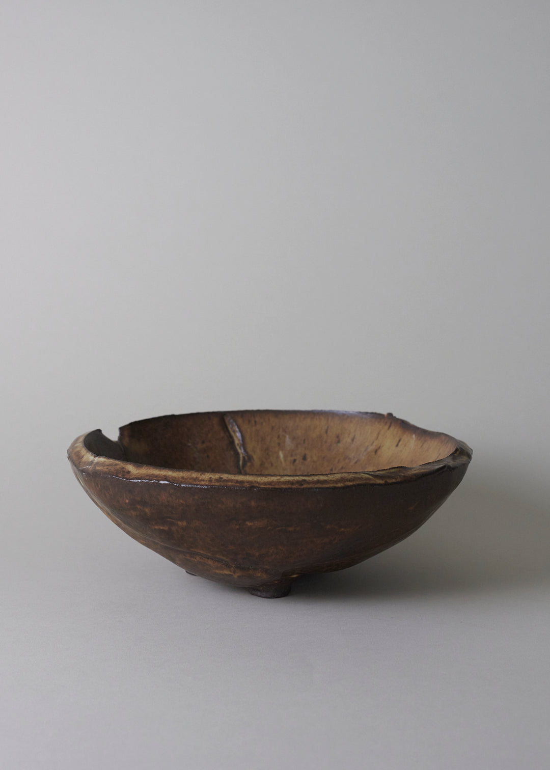 Slab Bowl in Live Oak - Victoria Morris Pottery