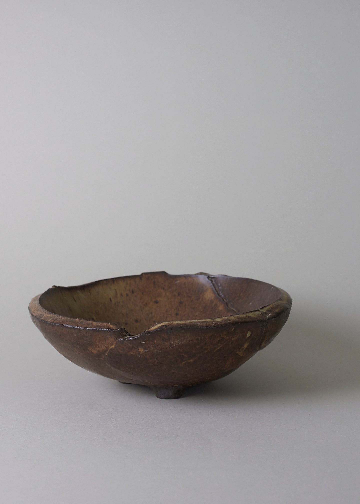 Slab Bowl in Live Oak - Victoria Morris Pottery