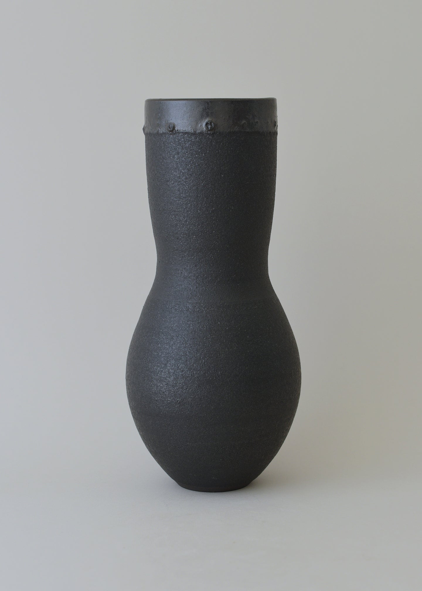 Deco Vase in Charcoal - Victoria Morris Pottery