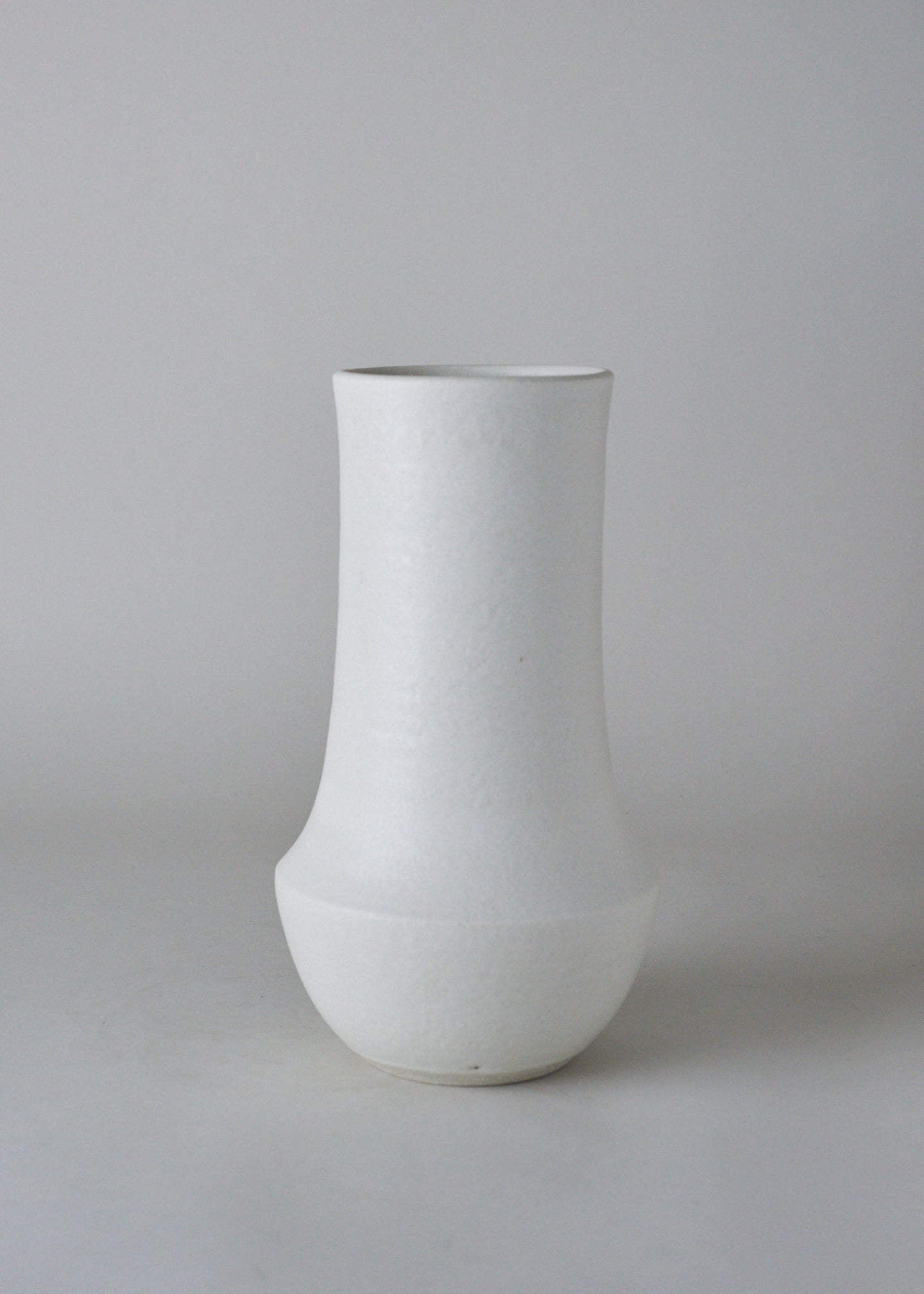 Tall Pueblo Vase in Ivory - Victoria Morris Pottery