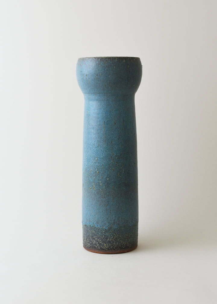 Large Torch Vase in Turquoise - Victoria Morris Pottery