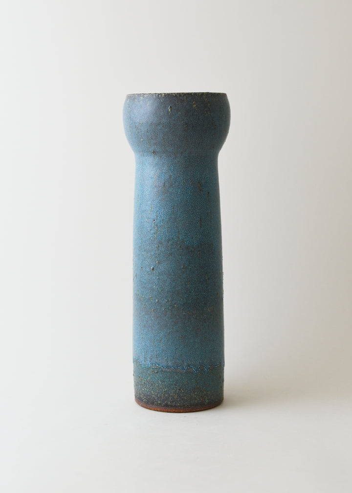Large Torch Vase in Turquoise - Victoria Morris Pottery