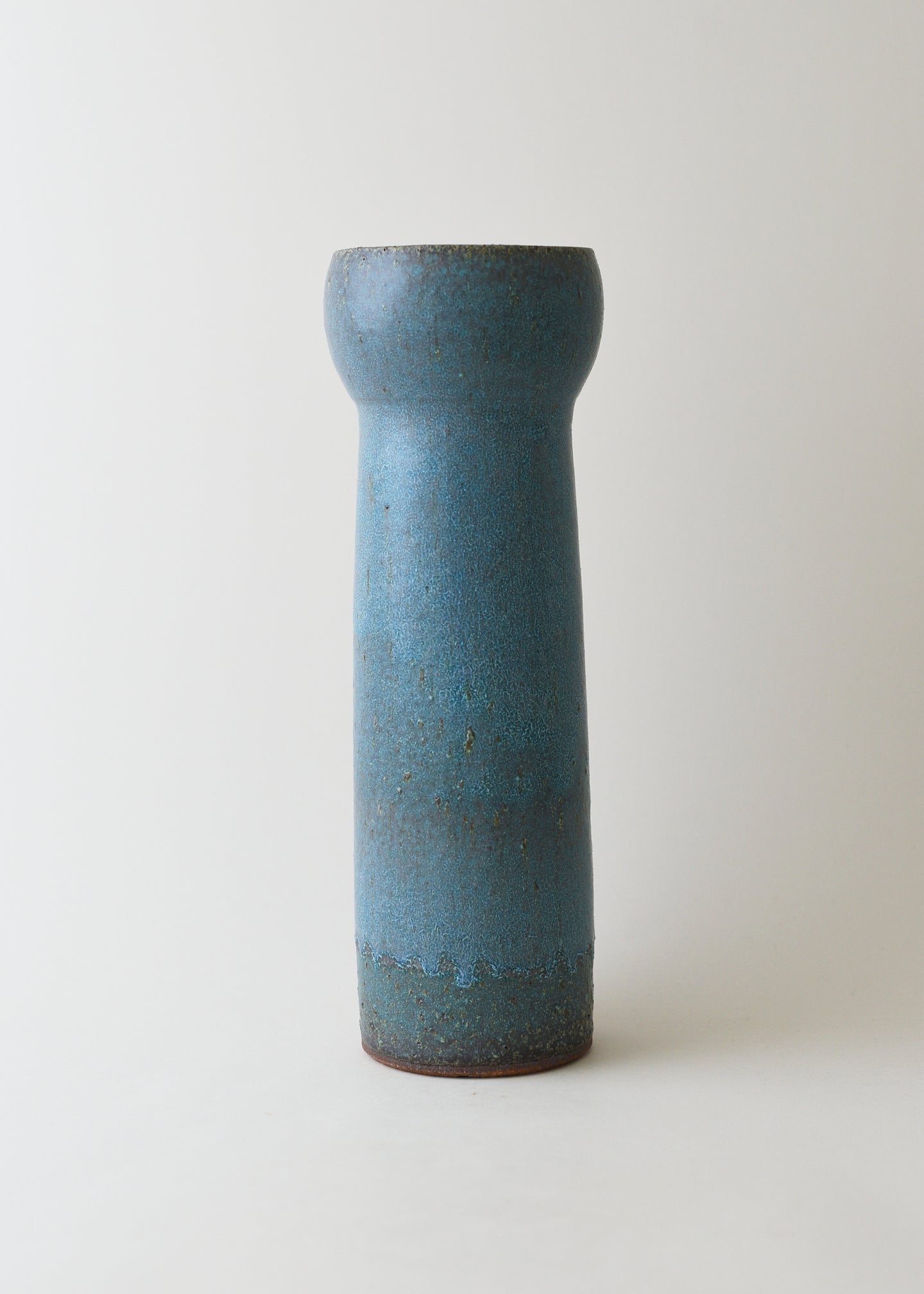 Large Torch Vase in Turquoise - Victoria Morris Pottery