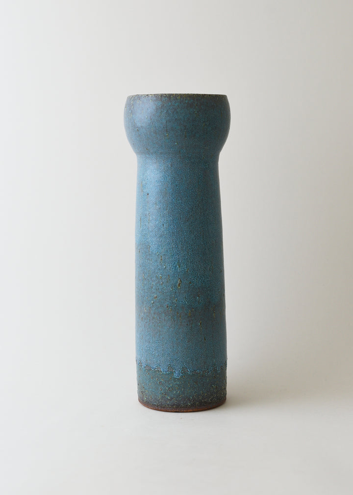 Large Torch Vase in Turquoise - Victoria Morris Pottery
