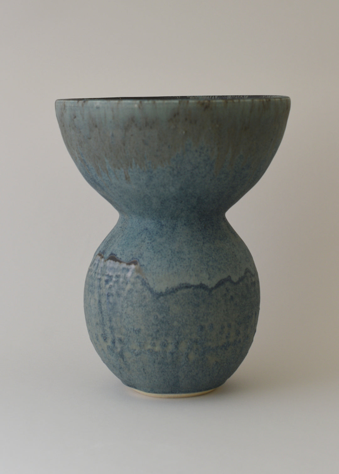 Extra Large Aeolus Vase in Bronzed Ink - Victoria Morris Pottery