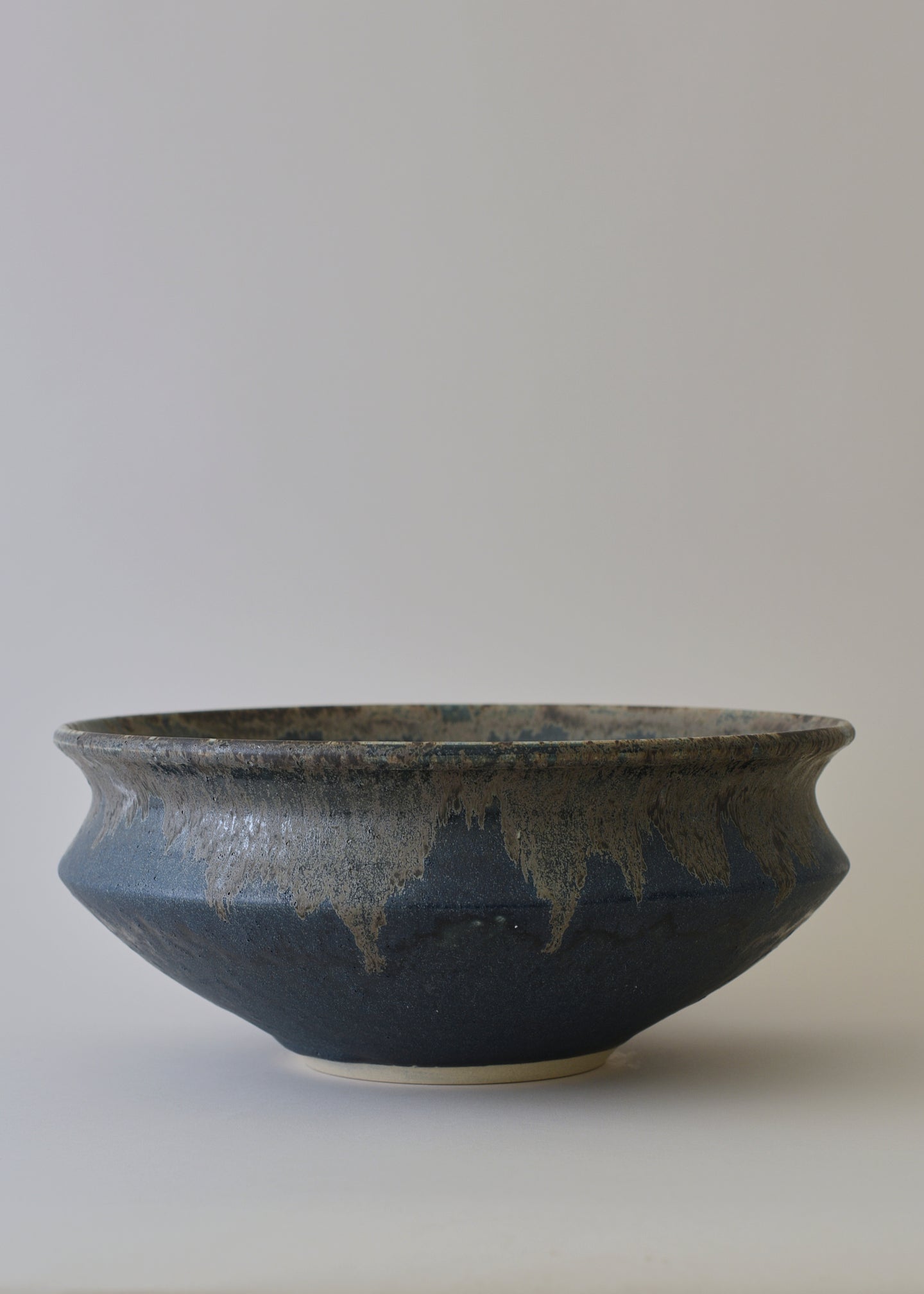 Extra Large Architectural Bowl in Bronzed Ink - Victoria Morris Pottery