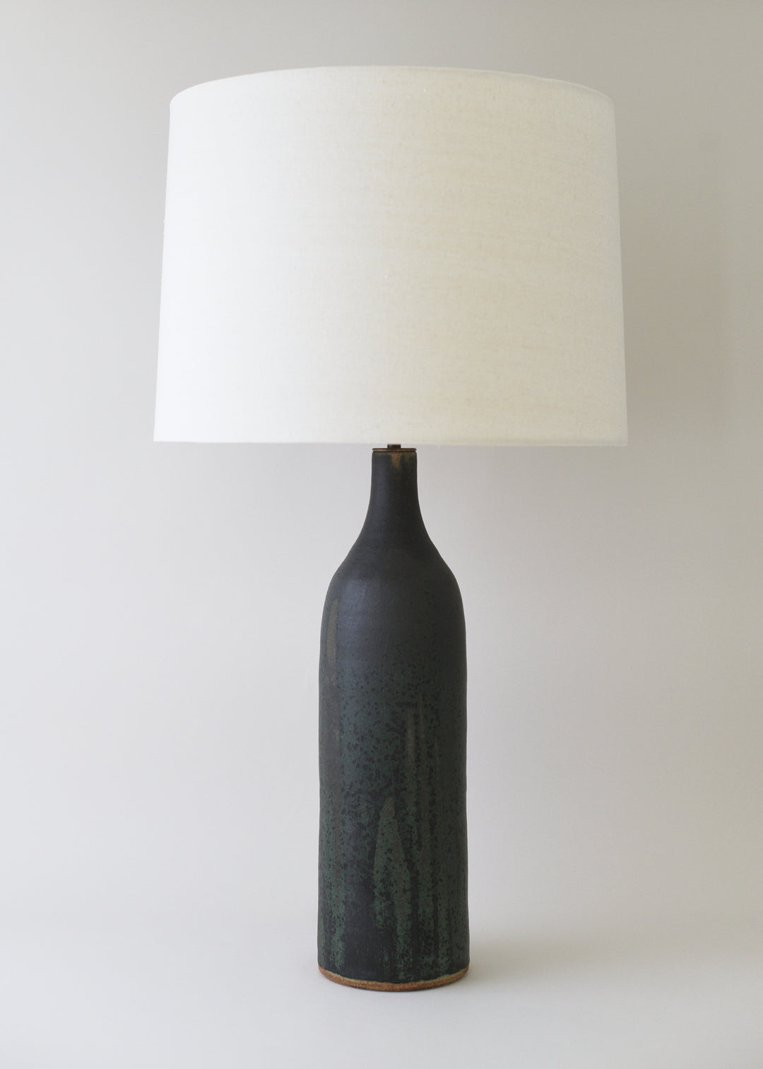 Extra Large Bottle Lamp in Lichen - Victoria Morris Pottery