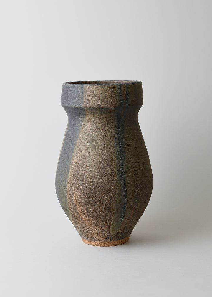 Hera Series Vase no. 3 in Lichen - Victoria Morris Pottery