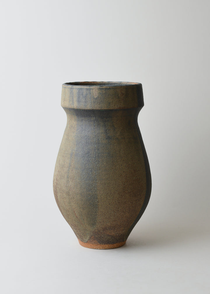 Hera Series Vase no. 3 in Lichen - Victoria Morris Pottery