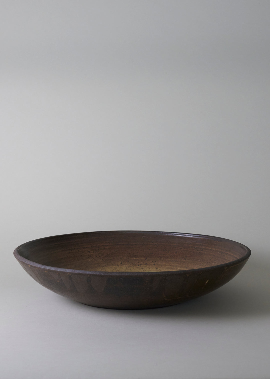 Extra Large Low Bowl in Live Oak - Victoria Morris Pottery