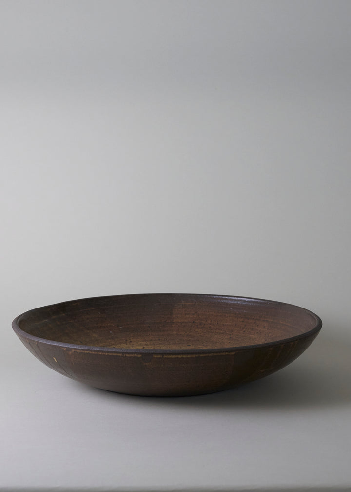 Extra Large Low Bowl in Live Oak - Victoria Morris Pottery