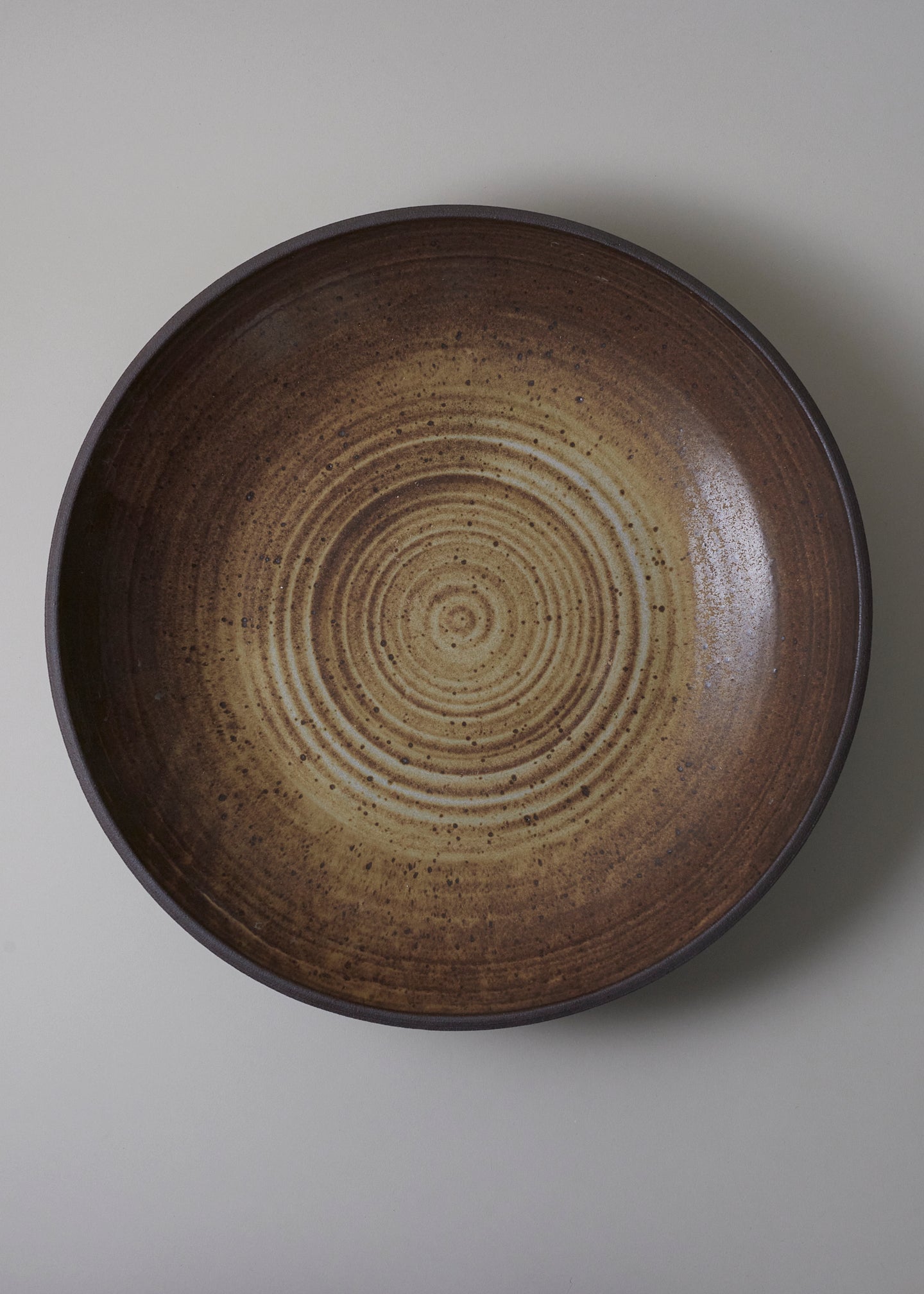 Extra Large Low Bowl in Live Oak - Victoria Morris Pottery