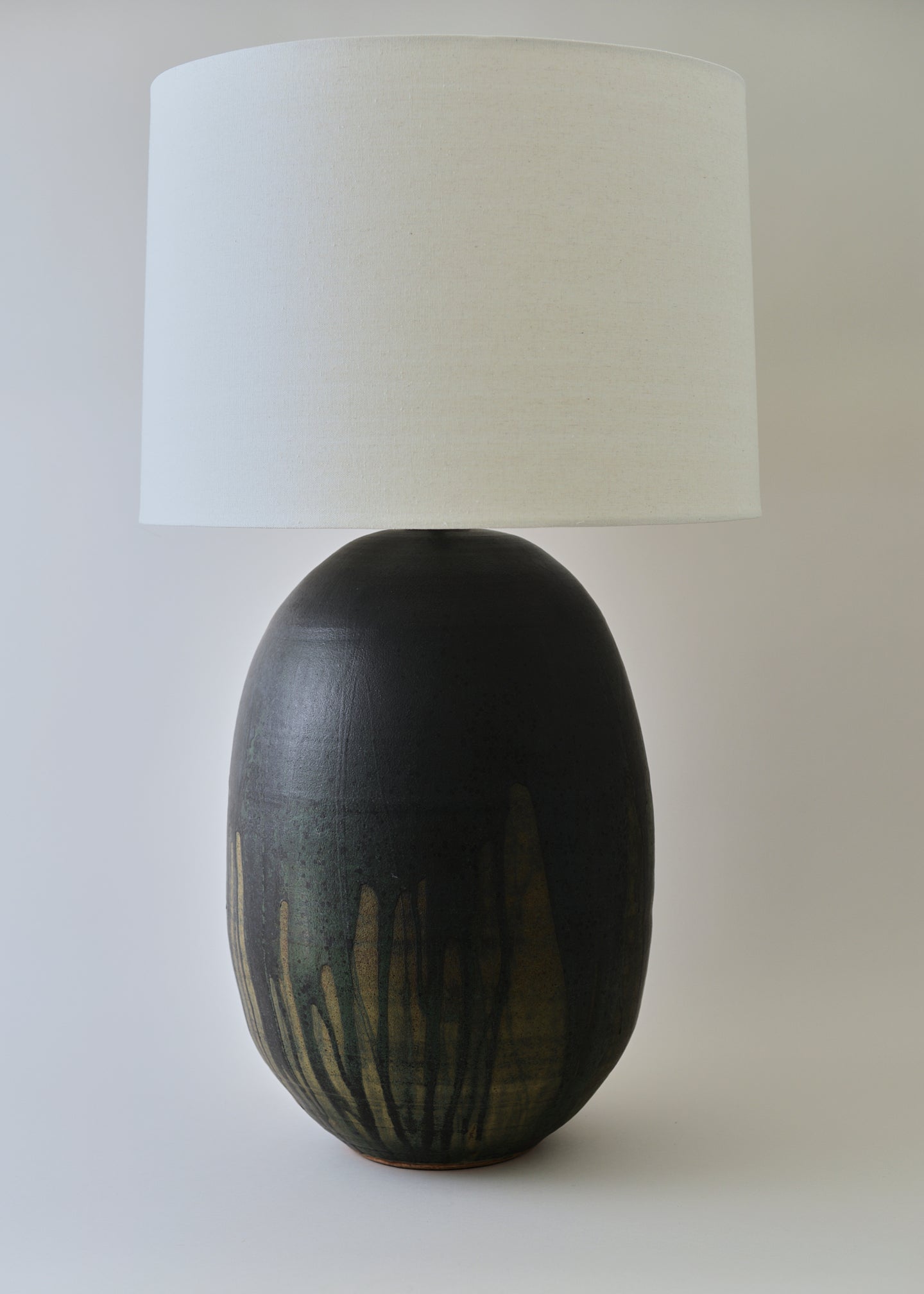 Extra Large Pod Lamp in Lichen - Victoria Morris Pottery
