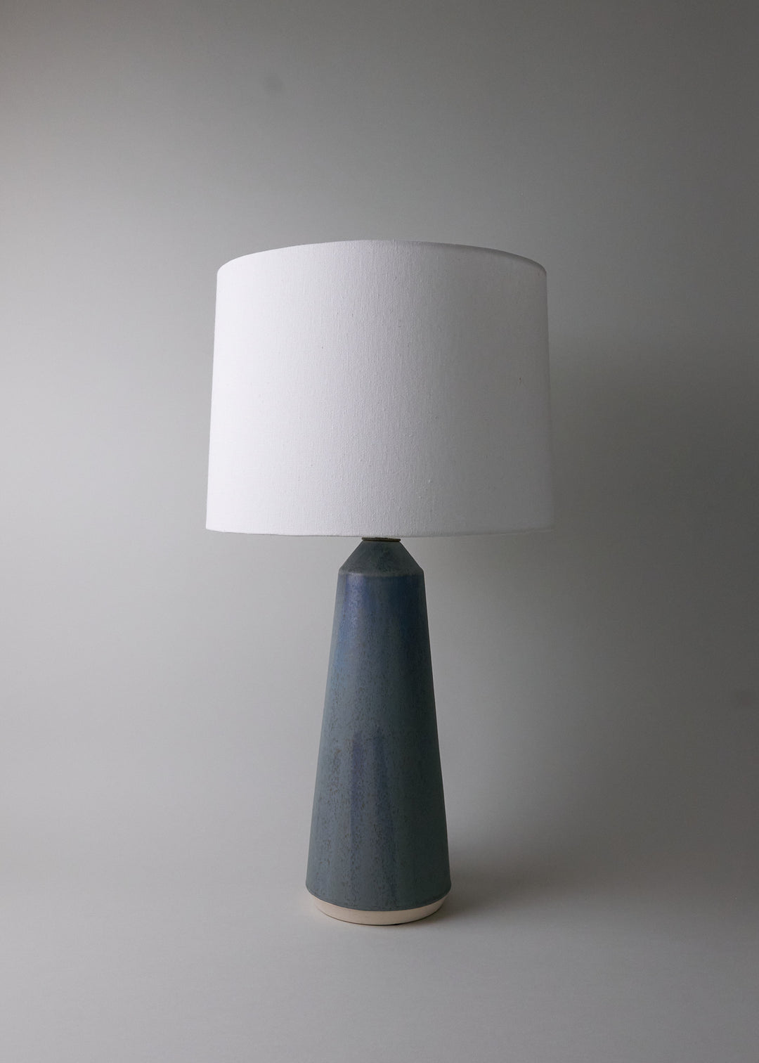 Large Column Lamp in Atlantic Blue - Victoria Morris Pottery