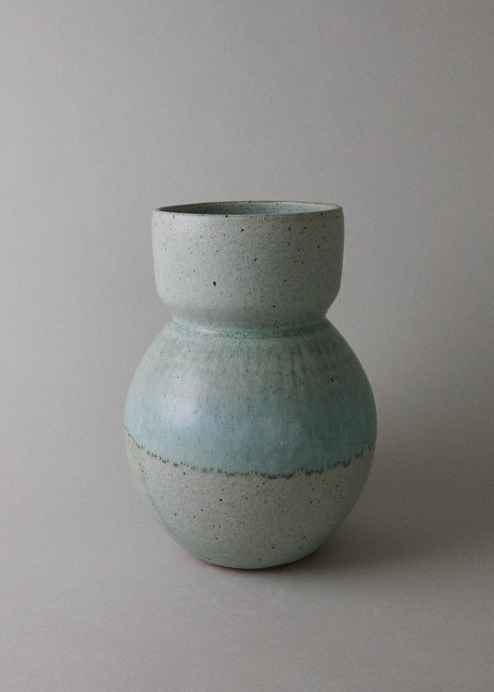 Flora Vase No 3 in Copper Green - Victoria Morris Pottery