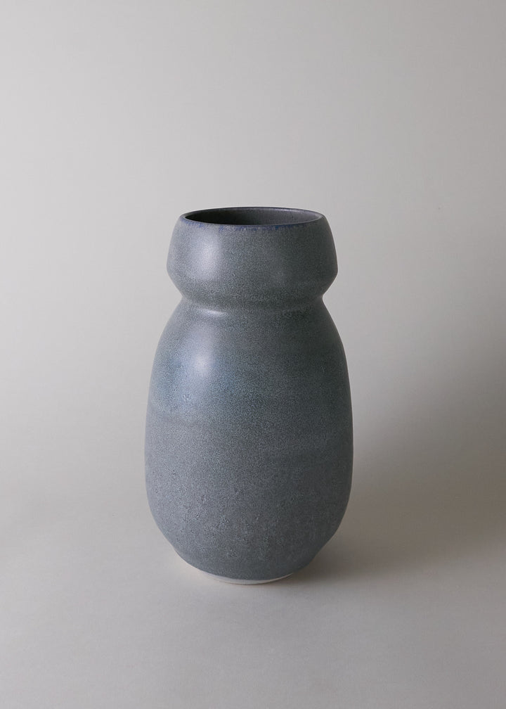Gourd Vase in Atlantic - Victoria Morris Pottery