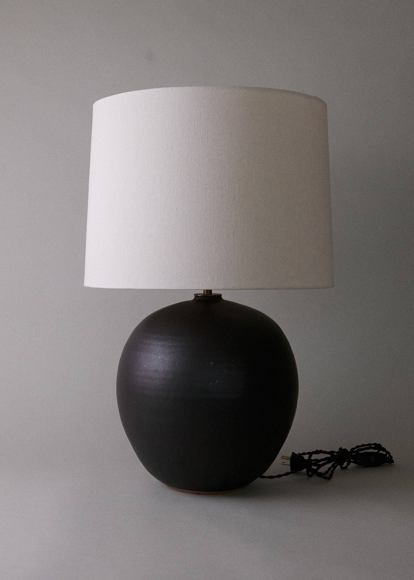 Large Orb Lamp in Iron - Victoria Morris Pottery