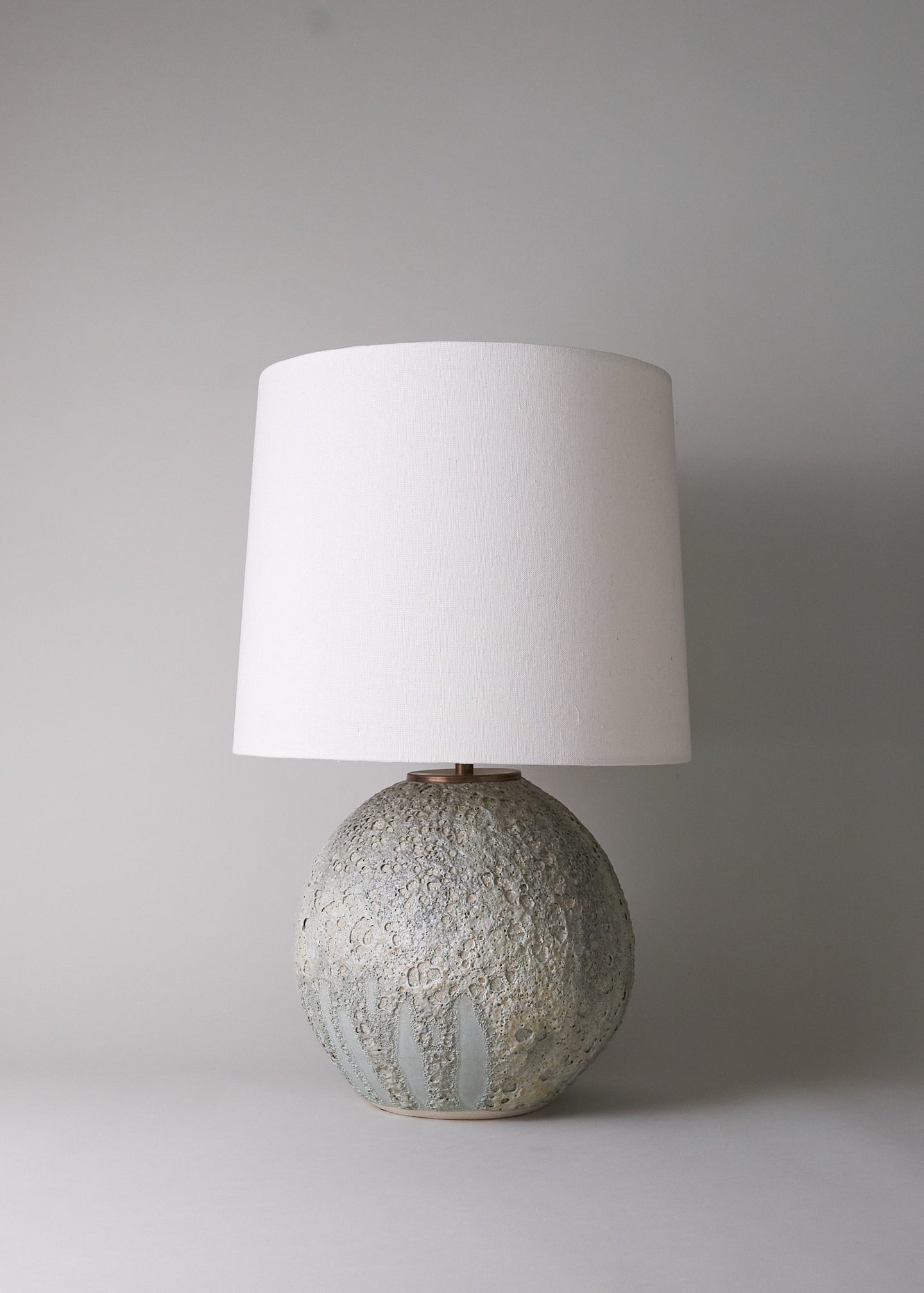 Large Orb Lamp In Sea Foam - Victoria Morris Pottery