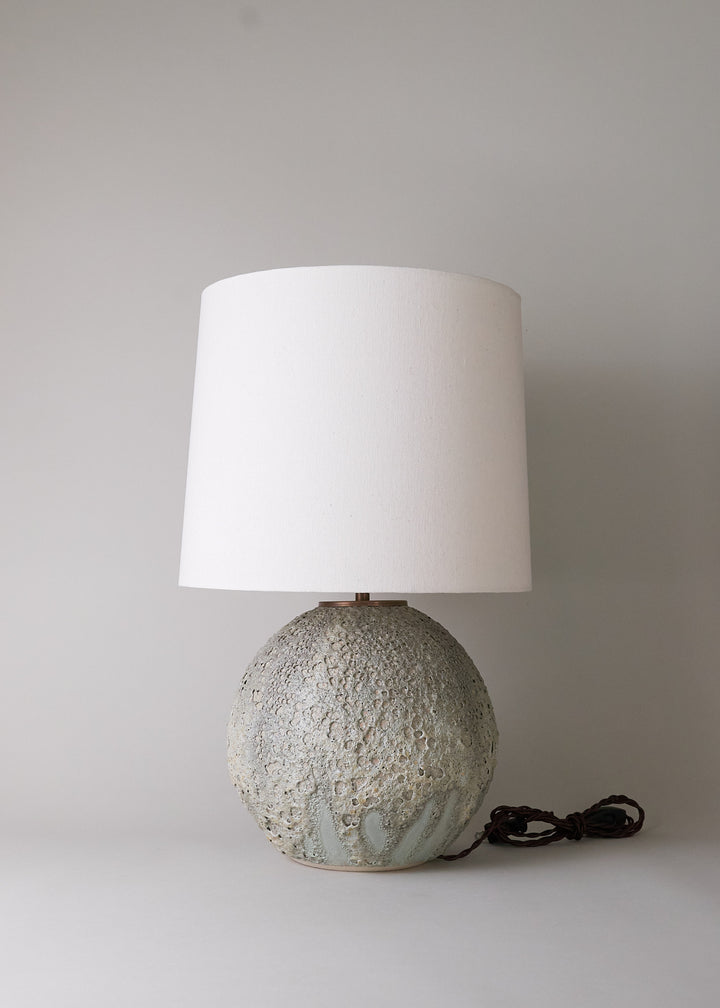 Large Orb Lamp In Sea Foam - Victoria Morris Pottery