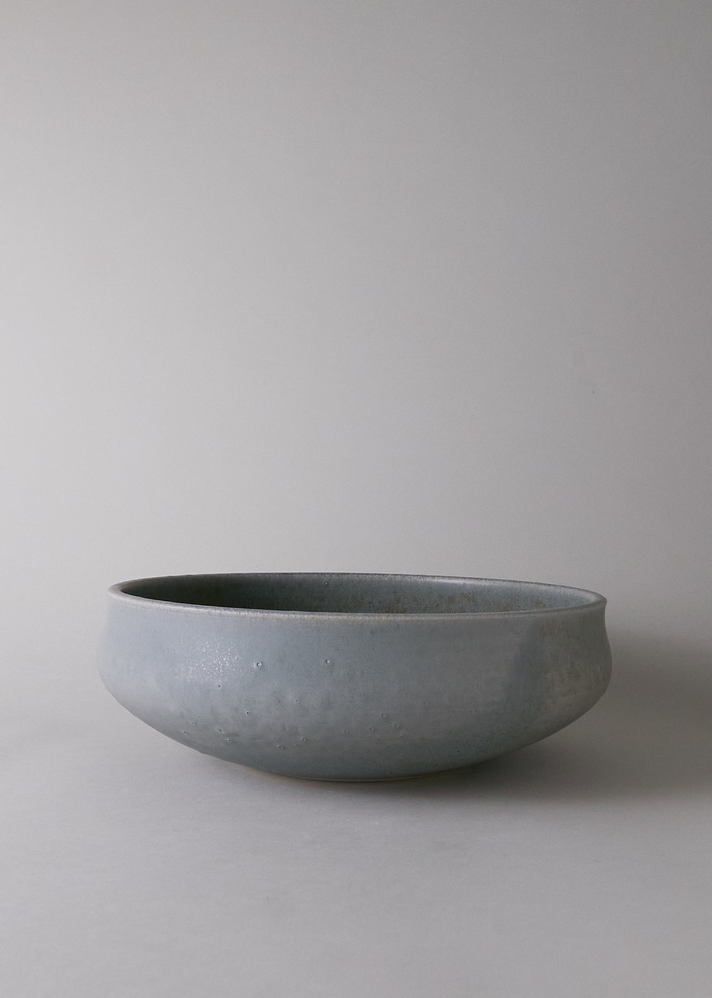 Rounded Bowl in Lake Blue - Victoria Morris Pottery