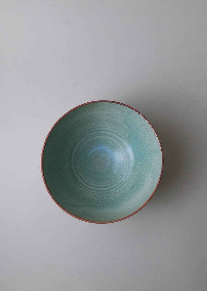Maru Bowl in Copper Green - Victoria Morris Pottery