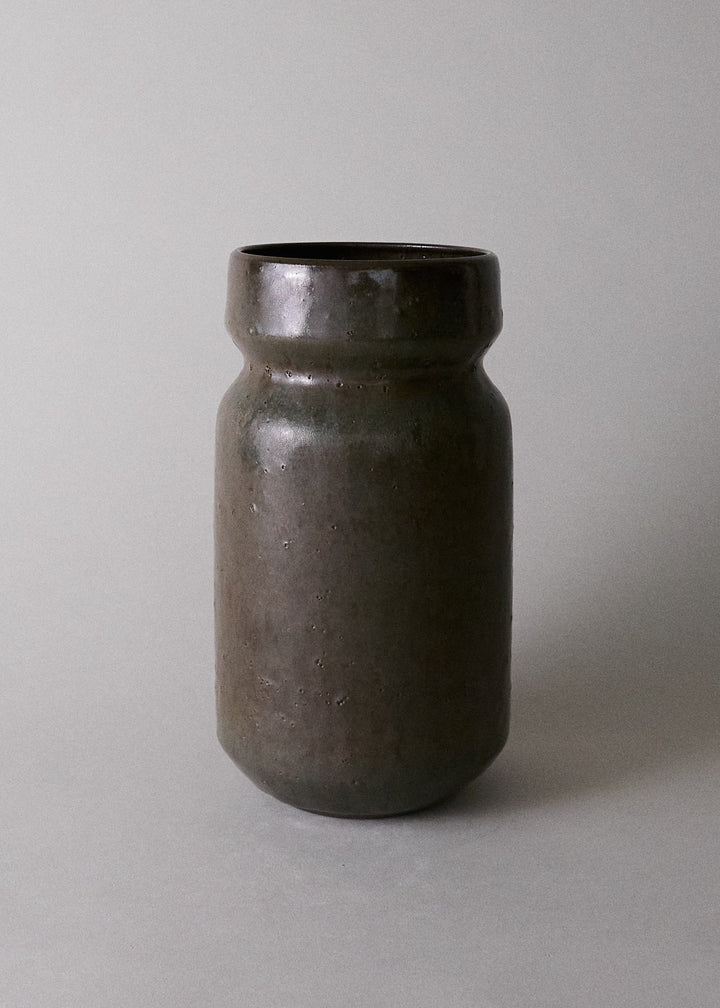 Elongated Vase No.21 in Meteor - Victoria Morris Pottery