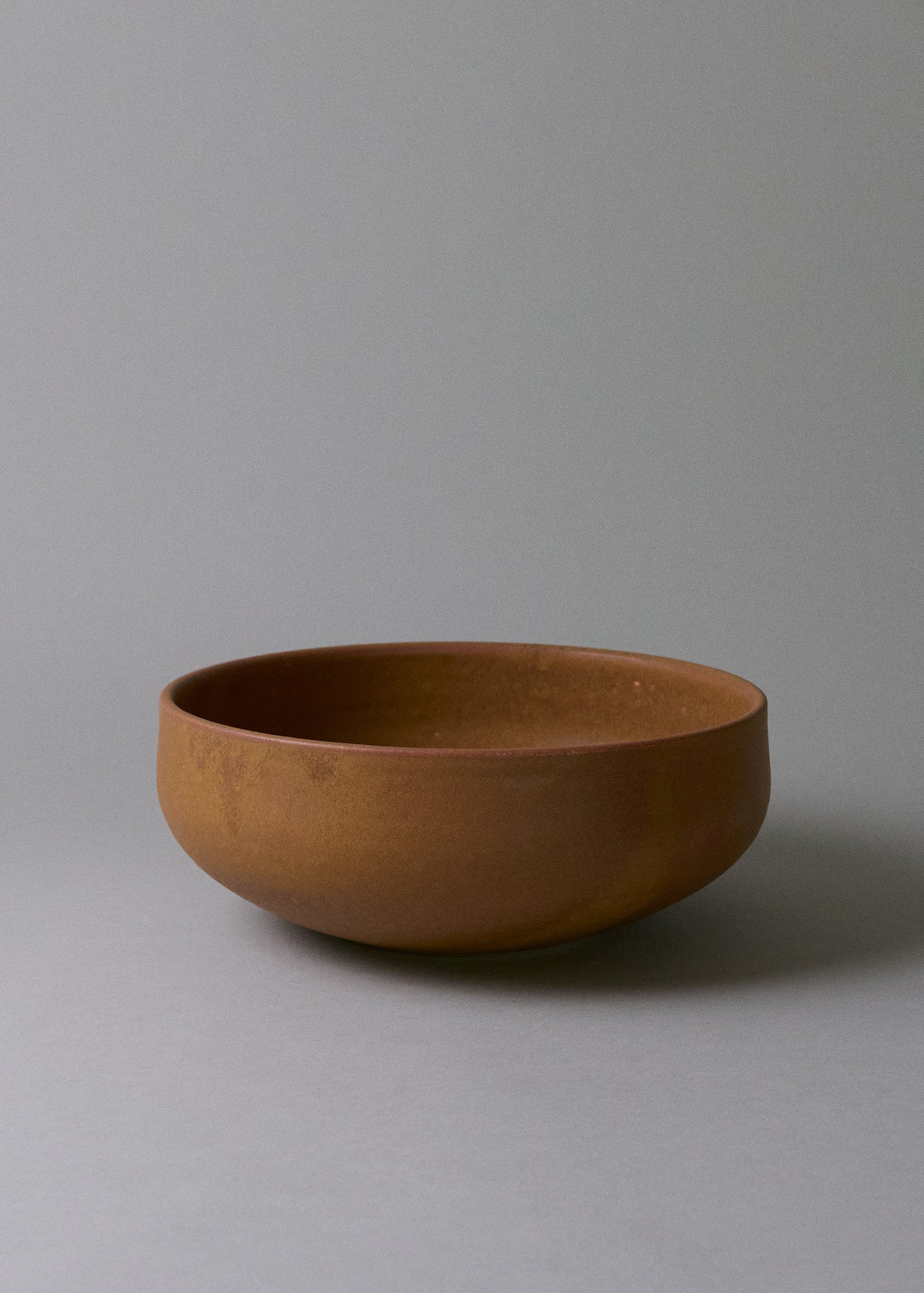 Rounded Bowl in Honey - Victoria Morris Pottery
