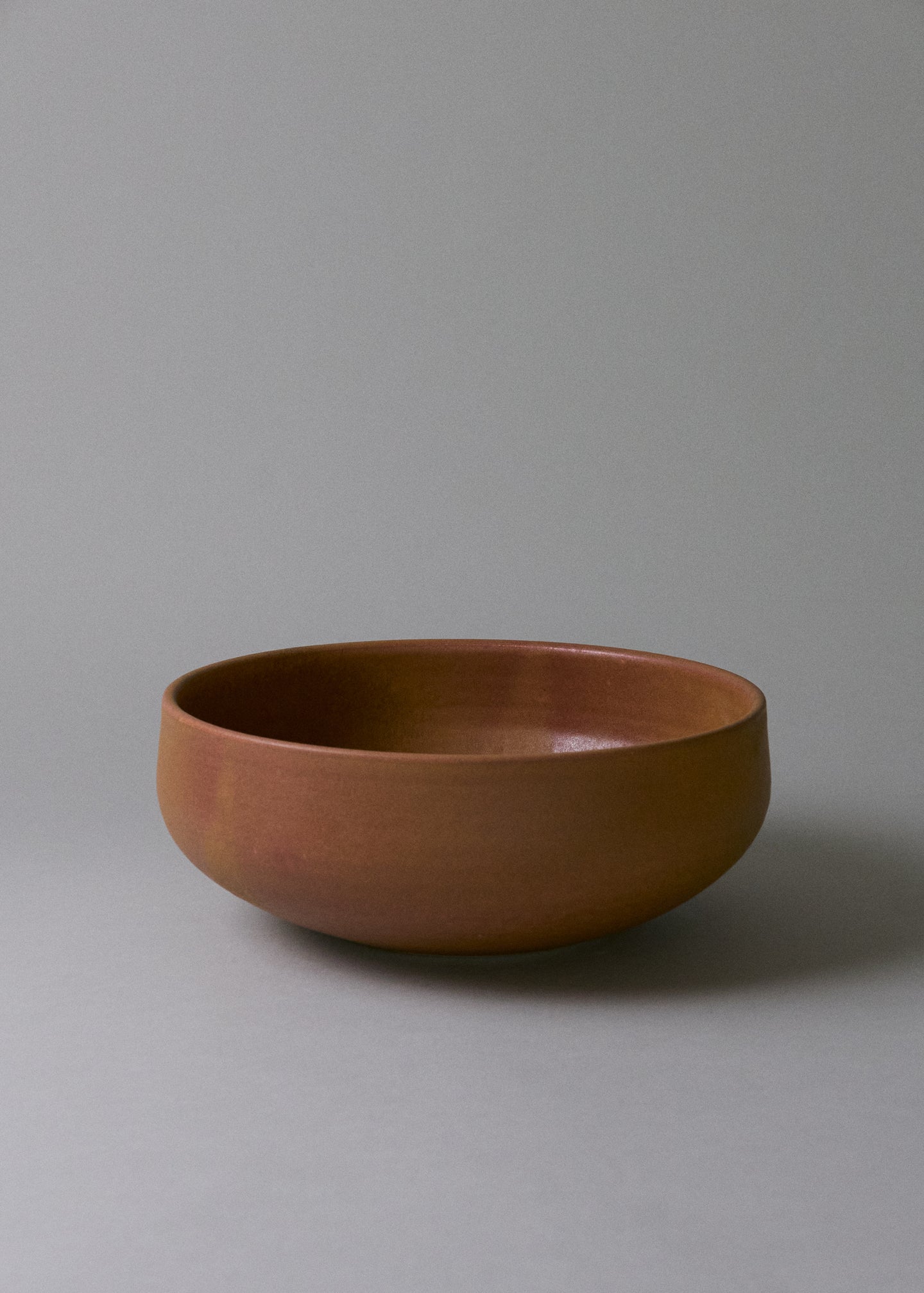 Rounded Bowl in Honey - Victoria Morris Pottery