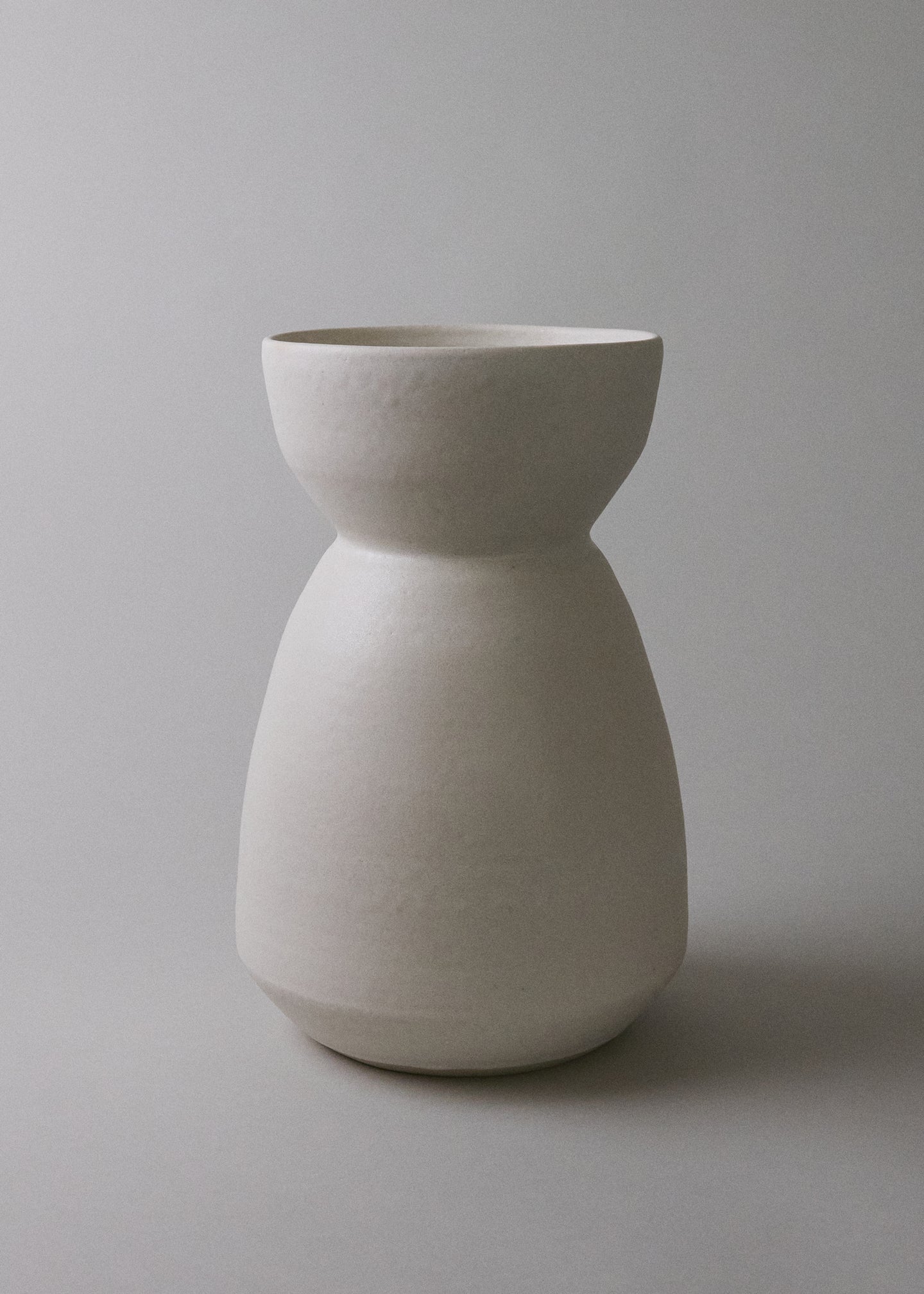 Large Architectural Vase No. 21 in Ivory - Victoria Morris Pottery