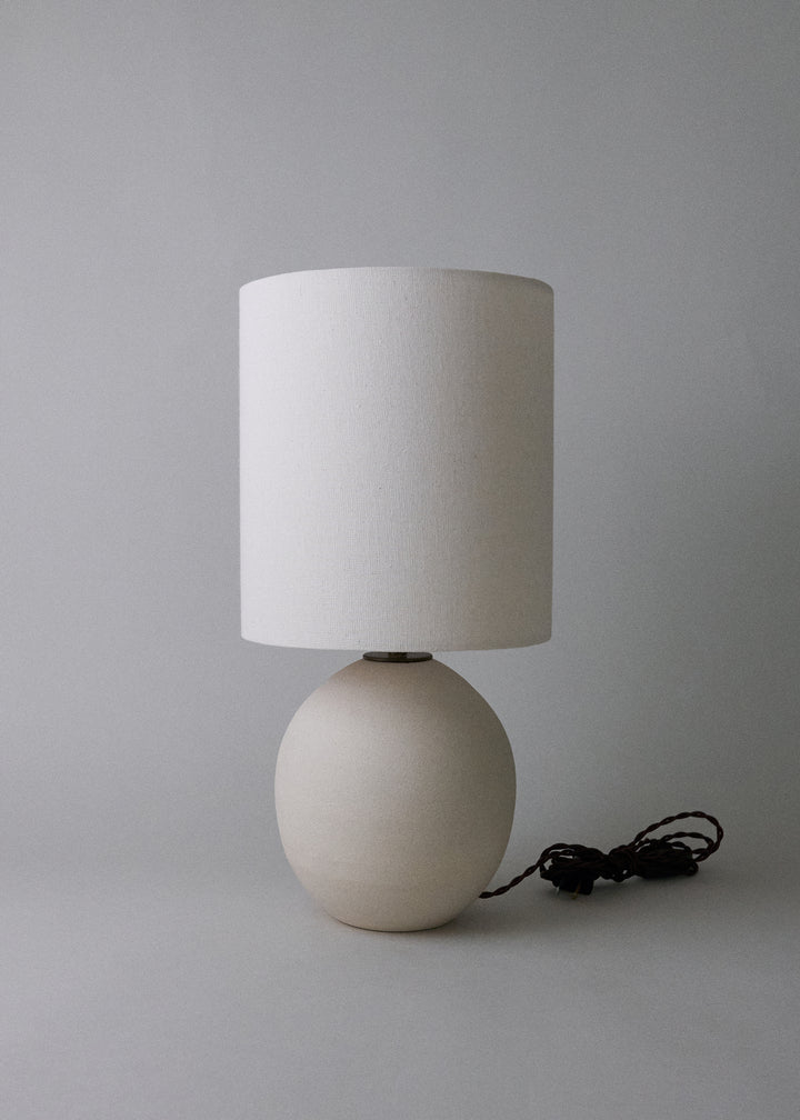 Small Orb Lamp in Chalk - Victoria Morris Pottery