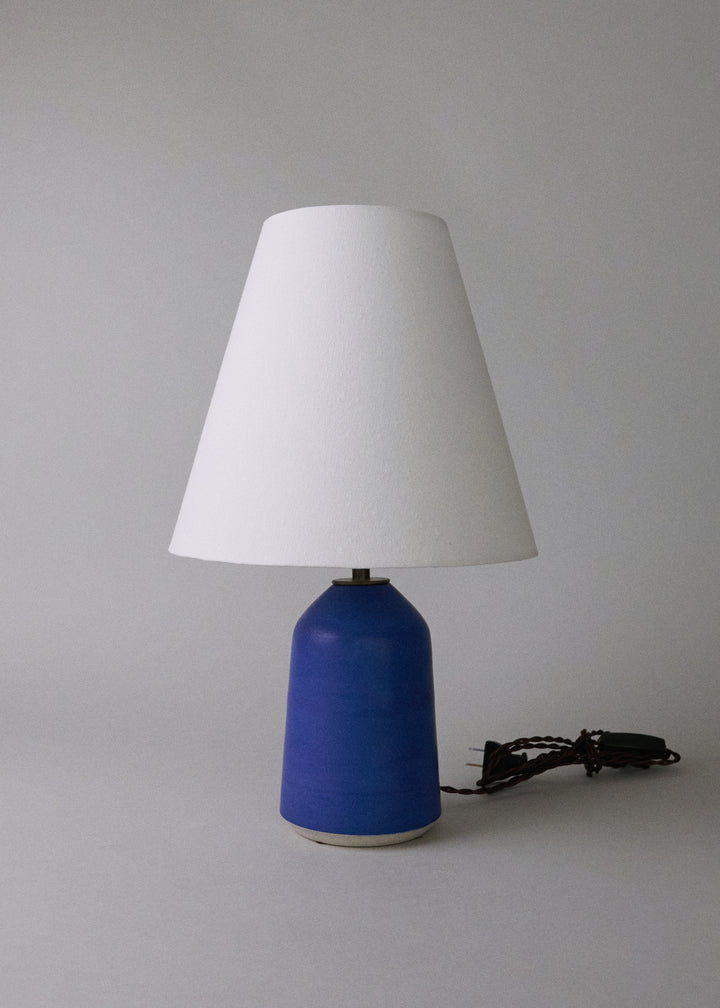 Small Willow Lamp in Cobalt - Victoria Morris Pottery