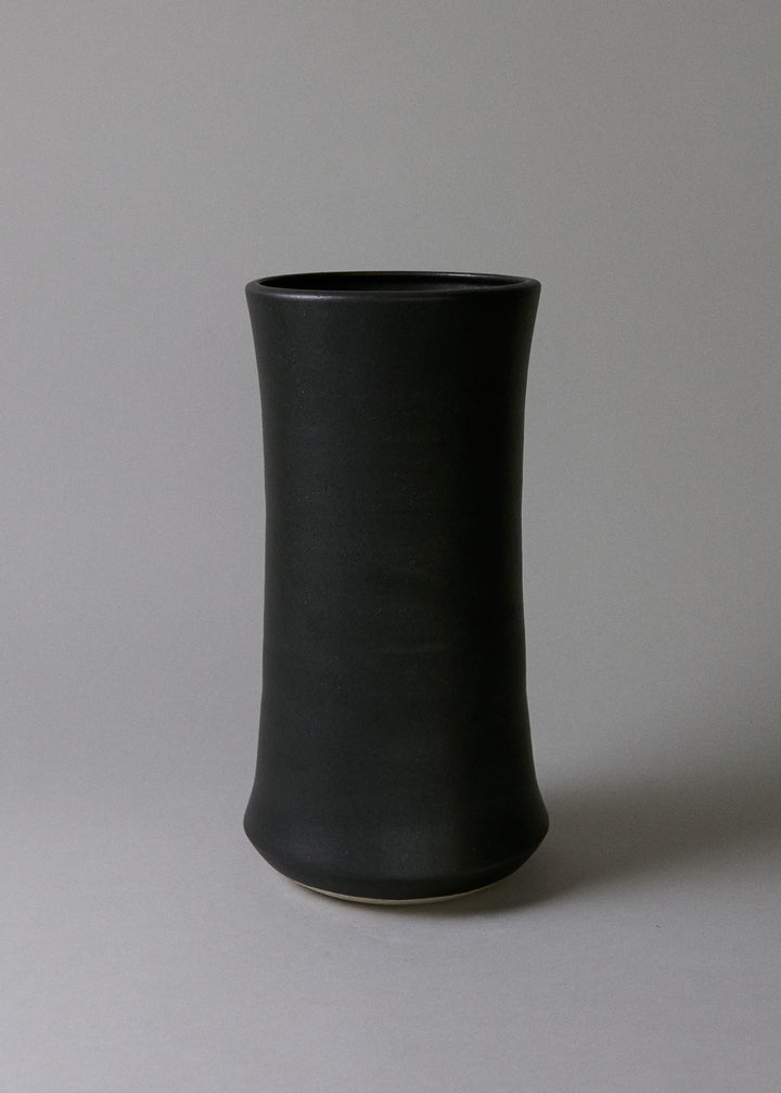 Large Artemis Vase in Obsidian - Victoria Morris Pottery