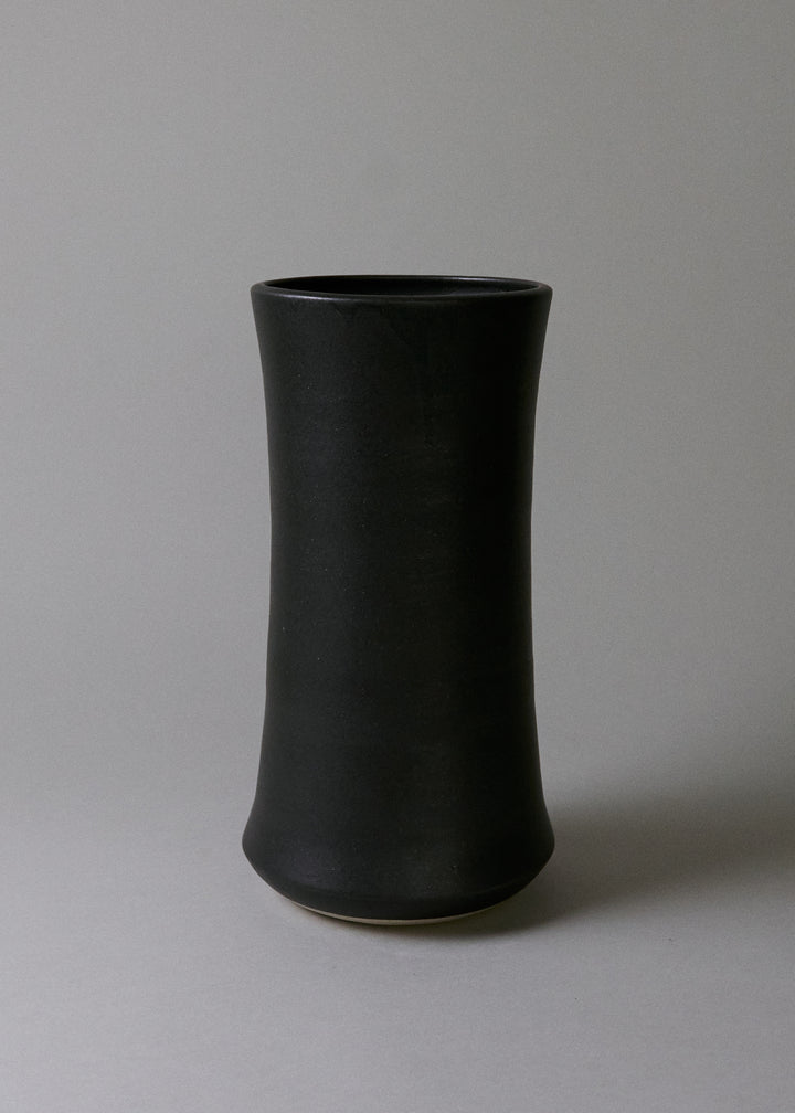 Large Artemis Vase in Obsidian - Victoria Morris Pottery