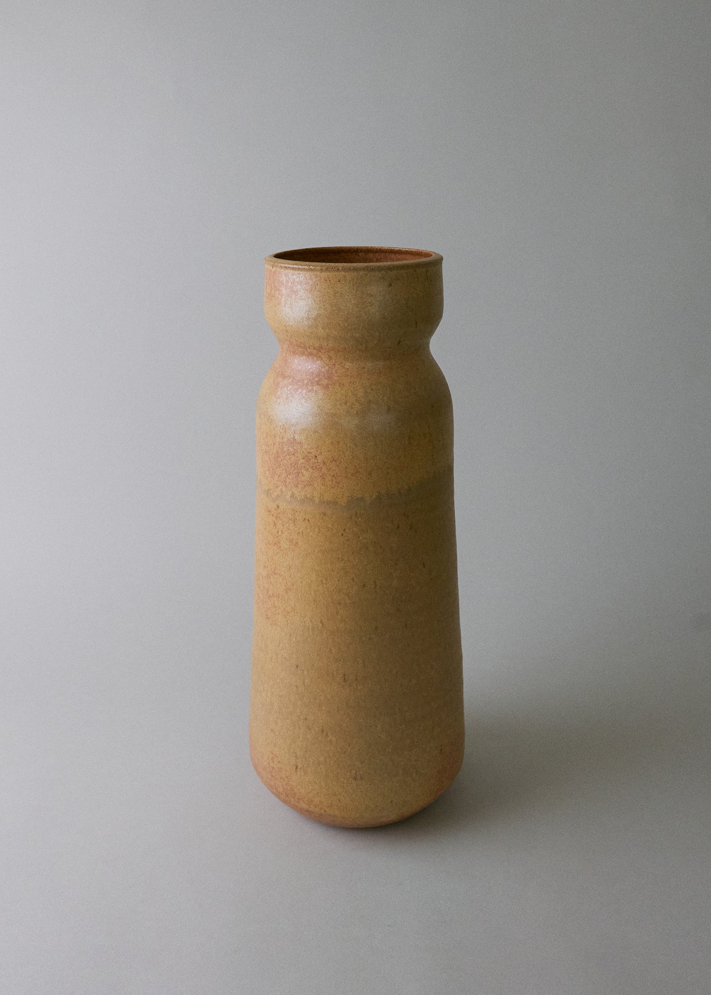 Large Elongated Vase No.19 in Jasper - Victoria Morris Pottery