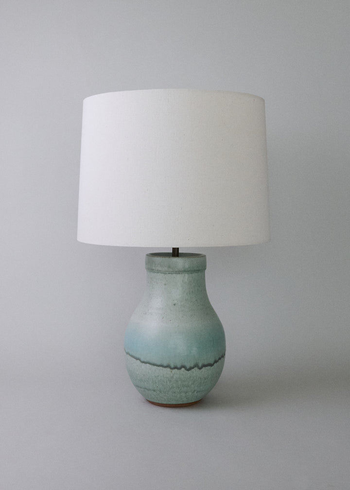 Large Cosima Lamp in Cobre Green - Victoria Morris Pottery