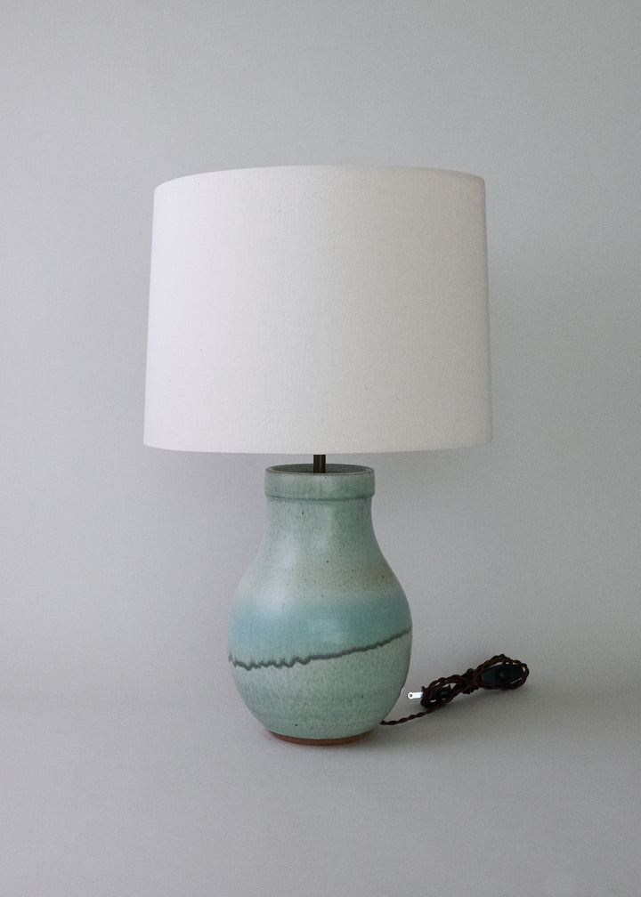 Large Cosima Lamp in Cobre Green - Victoria Morris Pottery