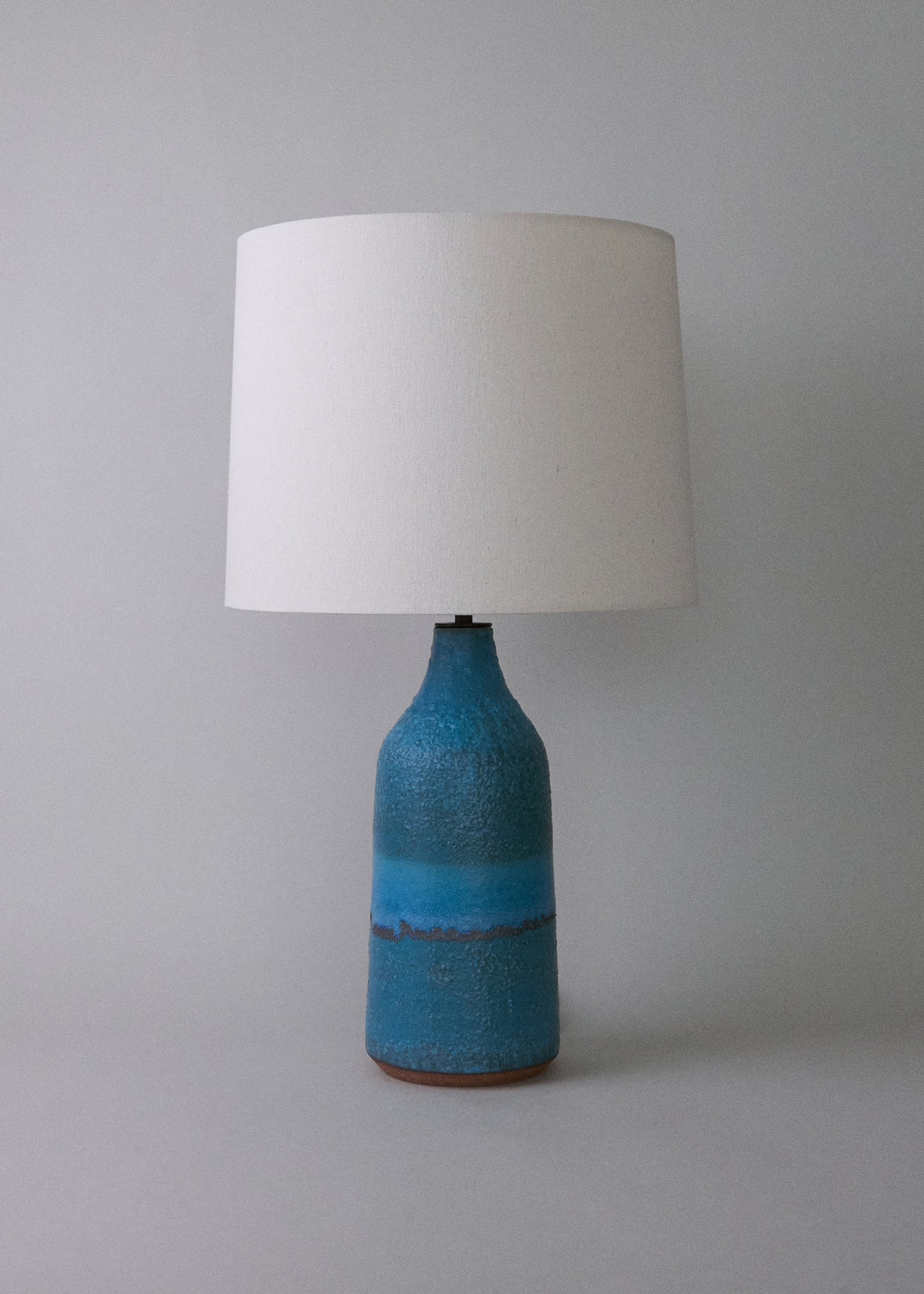 Large Bottle Lamp In Verdigris - Victoria Morris Pottery