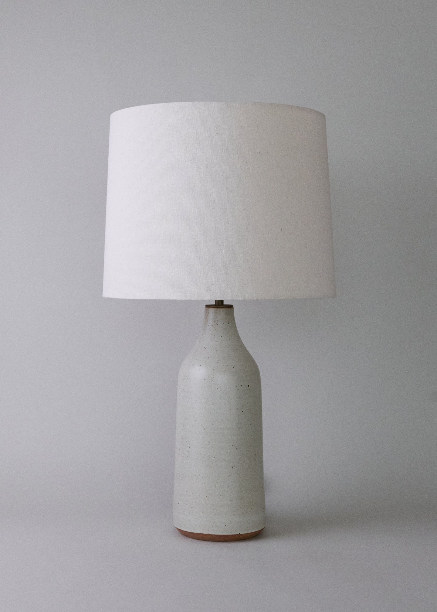 Large Bottle Lamp in Flecked Ivory - Victoria Morris Pottery