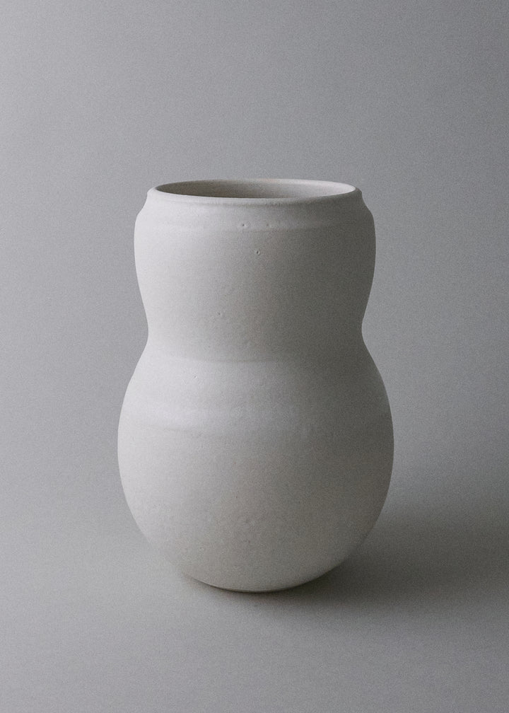 Gourd Vase No.16 in Ivory - Victoria Morris Pottery