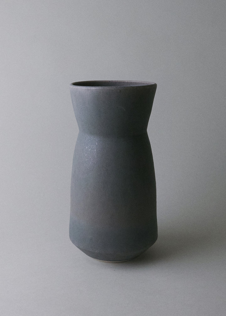 Elongated Vase No.10 in Atlantic Blue - Victoria Morris Pottery