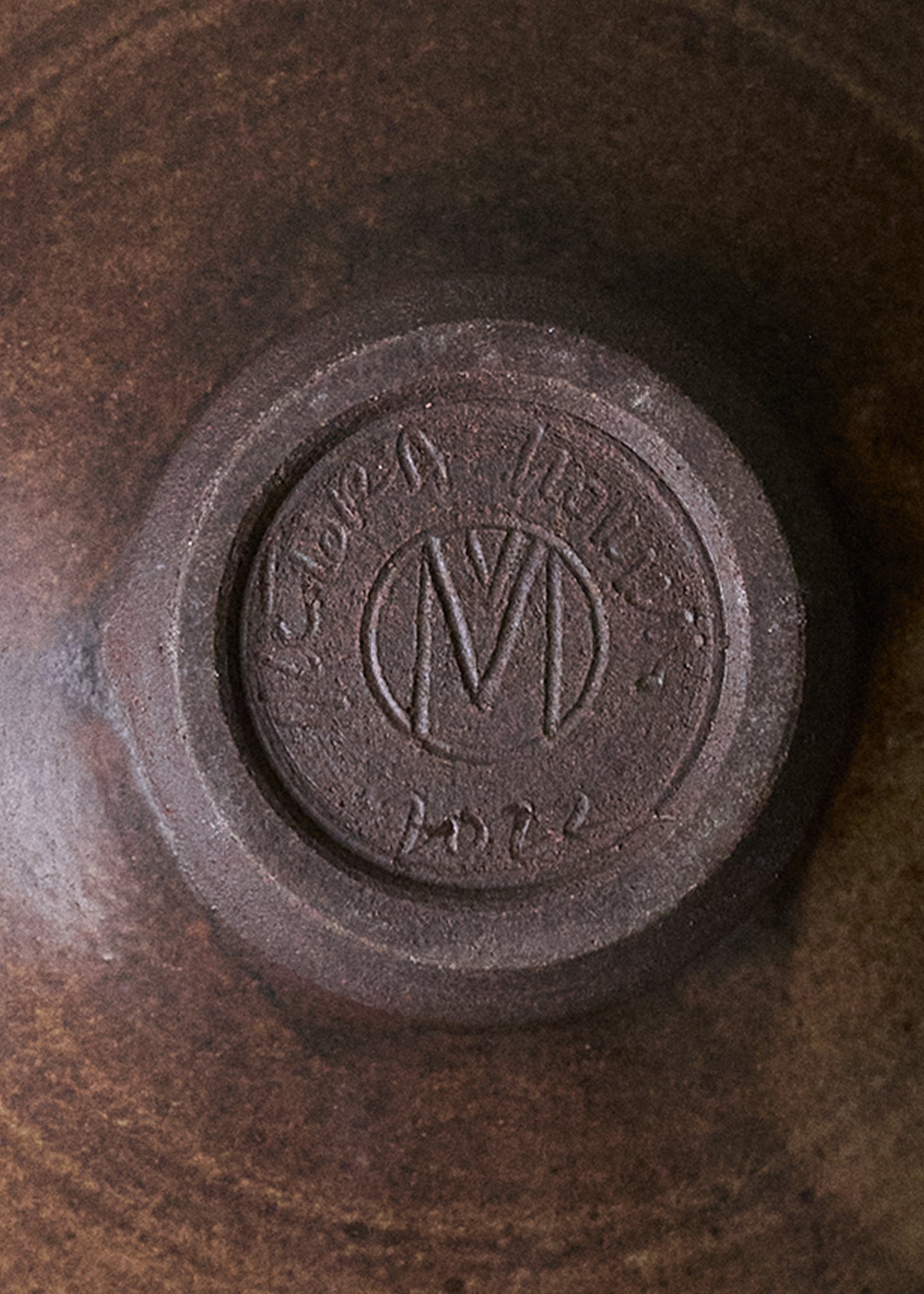 Large Ledge Bowl in Live Oak - Victoria Morris Pottery