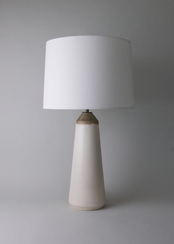 Large Column Lamp in Bronzed Birch - Victoria Morris Pottery