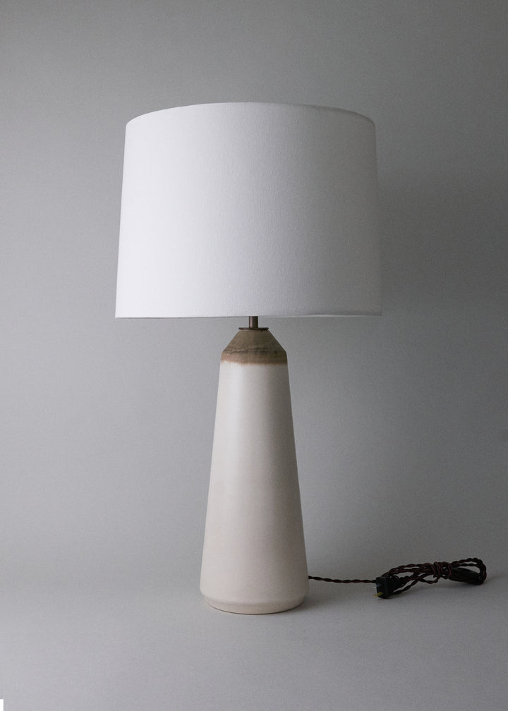 Large Column Lamp in Bronzed Birch - Victoria Morris Pottery