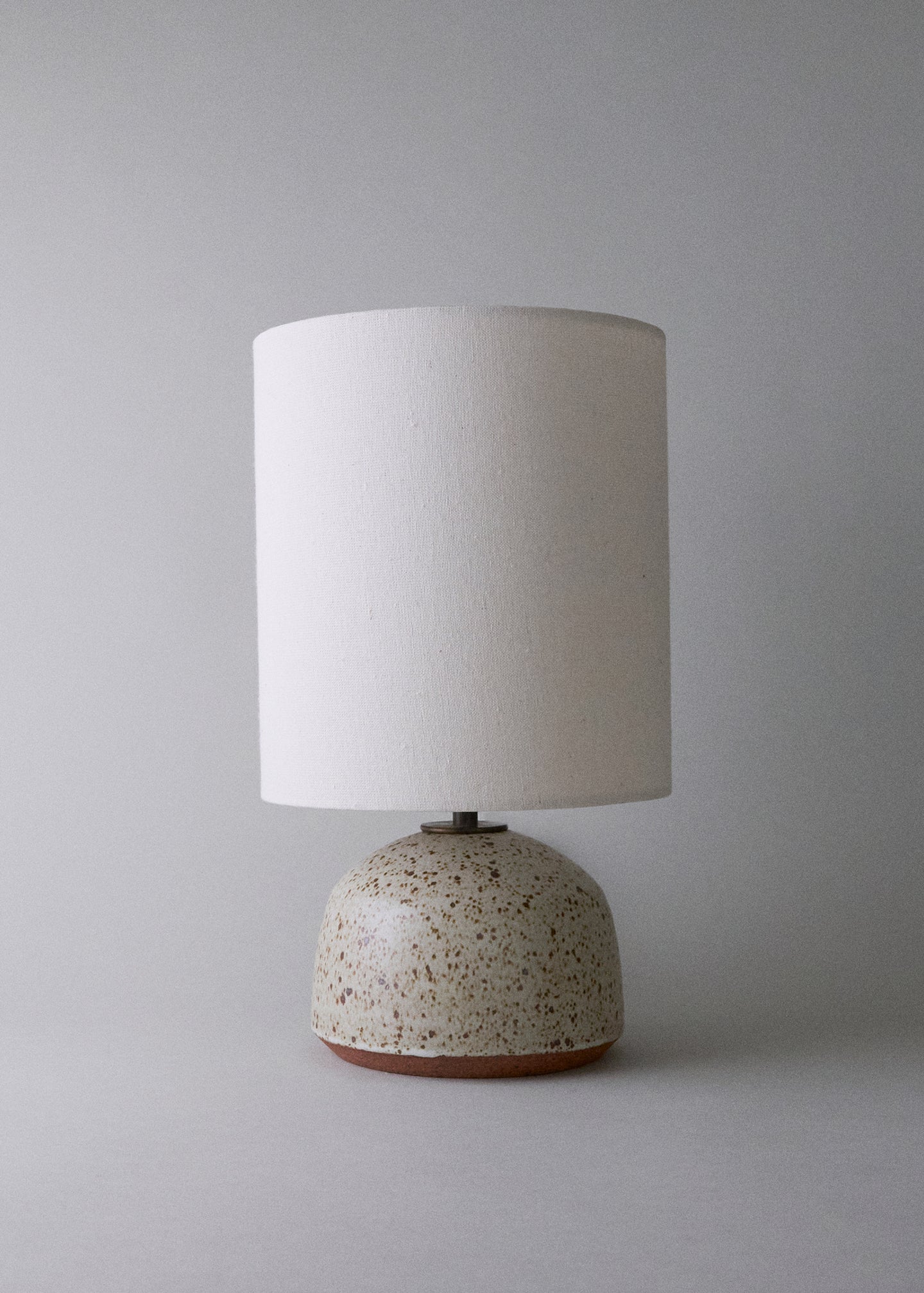 Agnes Lamp in Mottled Ivory - Victoria Morris Pottery