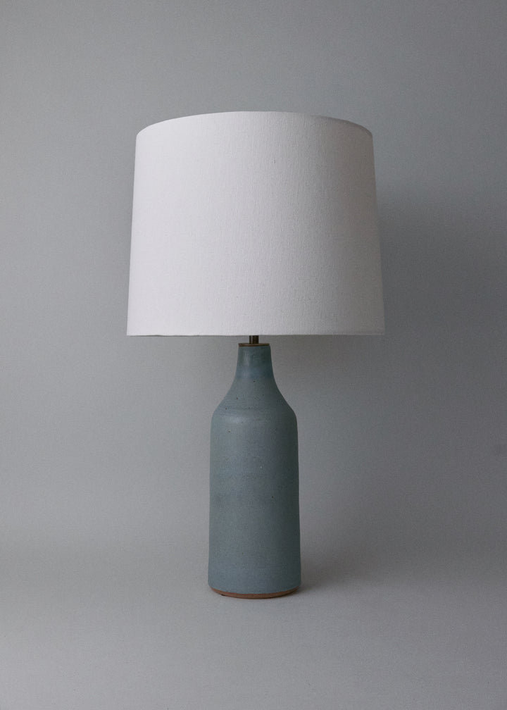 Large Bottle Lamp In French Blue - Victoria Morris Pottery